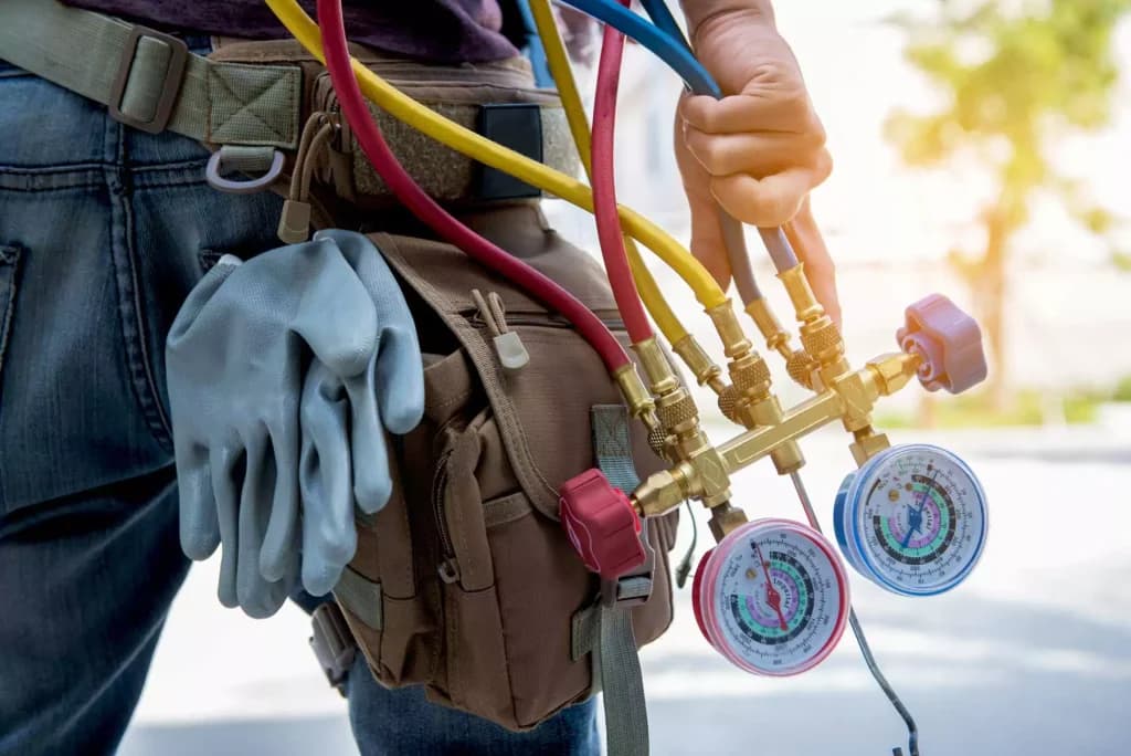 New high-efficiency HVAC system installed at a Texas home