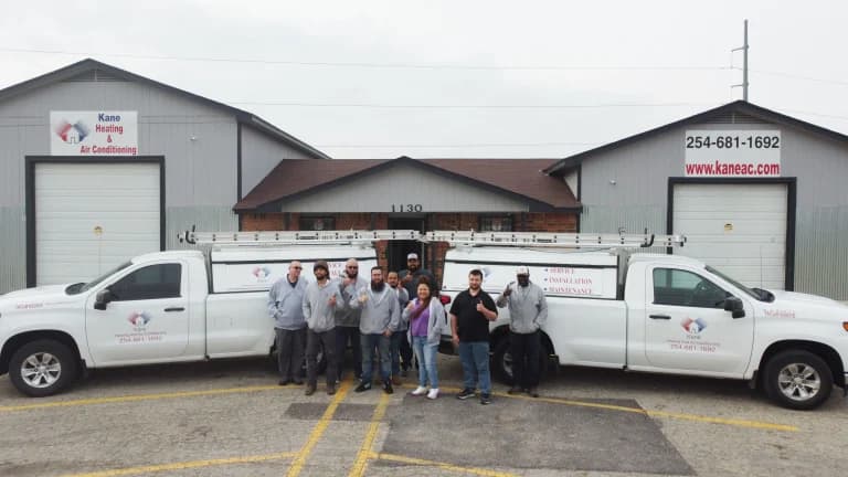 Kane Heating and Air Conditioning installation team